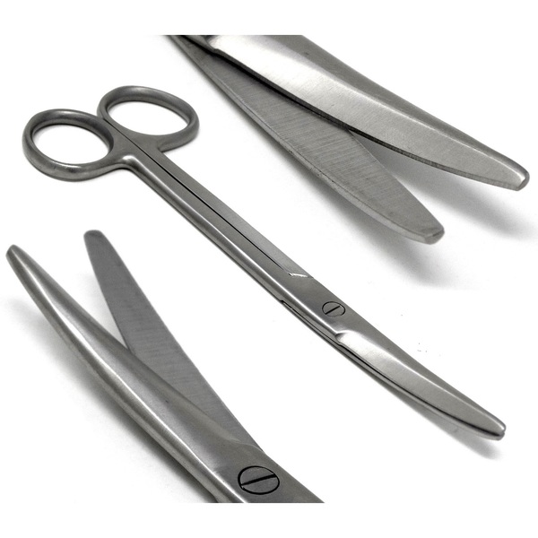 A2Z Scilab Mayo Dissecting Blunt Scissors 6.75", Curved, Stainless Steel A2Z-ZR081